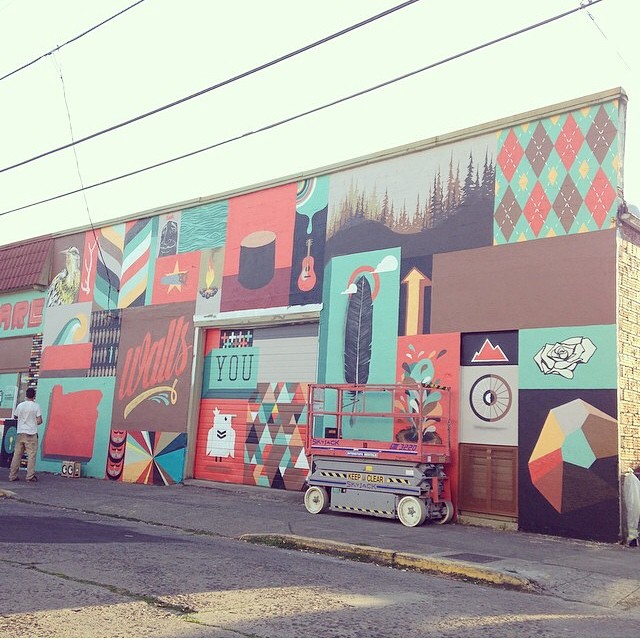 murals around Portland