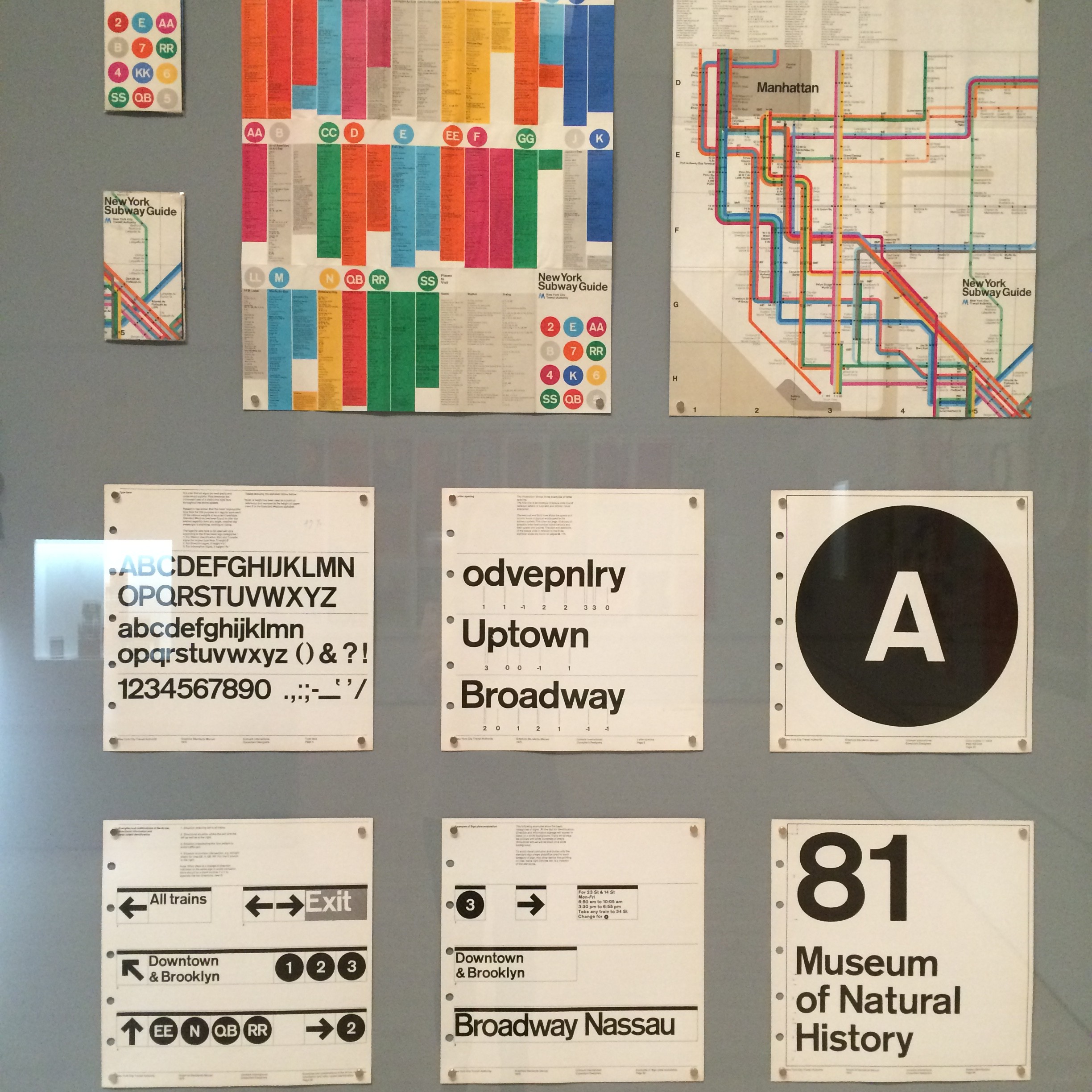 City way finding standards for NY, SFMOMA brand posters